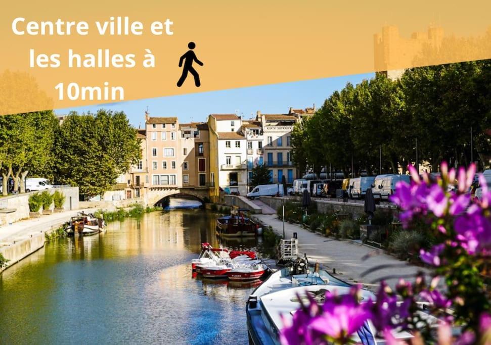 L'Orchidee, Proche De La Gare Avec Clim Et Terrasse Appartement Narbonne Buitenkant foto