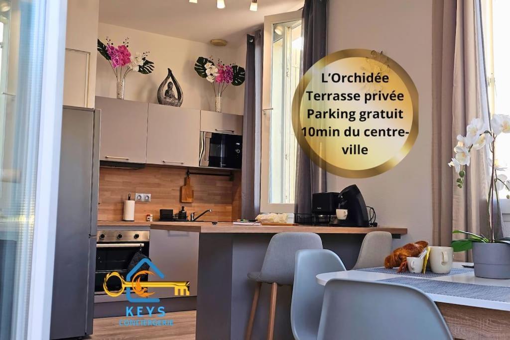 L'Orchidee, Proche De La Gare Avec Clim Et Terrasse Appartement Narbonne Buitenkant foto